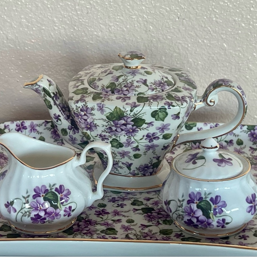 Royal Patrician fine bone china tea serving set
